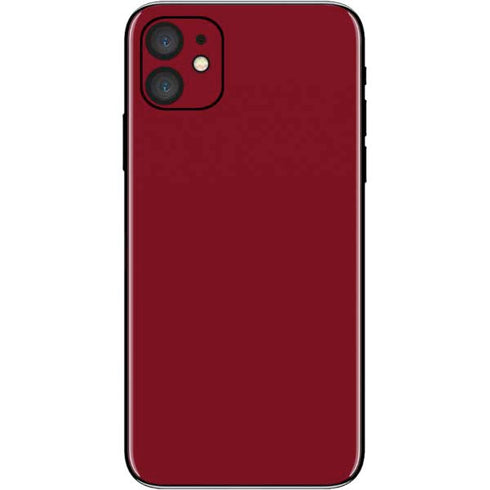 Burgundy Solid iPhone 11 Skin